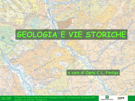 Geologia E Vie Storiche