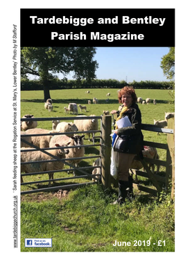 Tardebigge and Bentley Parish Magazine Photo by M Stafford by Photo ‘ Sarah Feeding Sheep at the Rogation Service at St