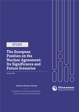 The European Position on the Nuclear Agreement: Its Significance and Future Scenarios