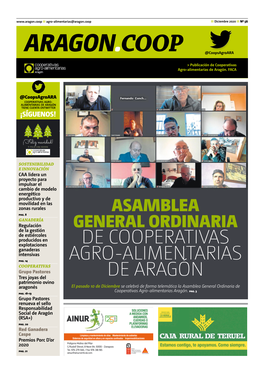 De Cooperativas Agro-Alimentarias De Aragón