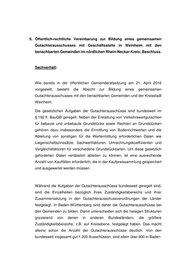 20191024 GR Gemeinsamer Gutachterausschuss Mit Weinheim