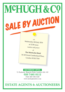 Estate Agents & Auctioneers