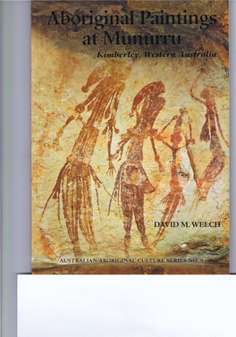 Welch, Aboriginal Paintings at Munurru