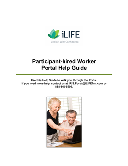 Participant-Hired Worker Portal Help Guide