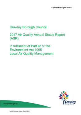 Annual Air Quality Report 2017 (PDF, 1.74