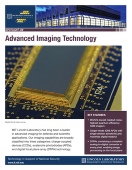 Advanced Imaging Technology