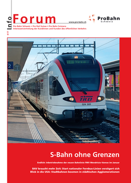 S-Bahn Ohne Grenzen