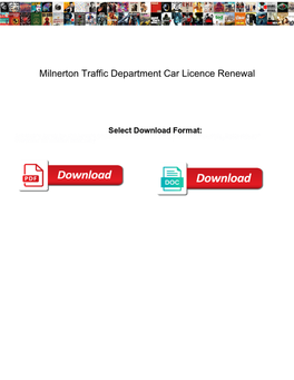 Milnerton Traffic Department Car Licence Renewal