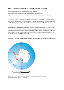 What If Antarctica's Volcanoes Erupt