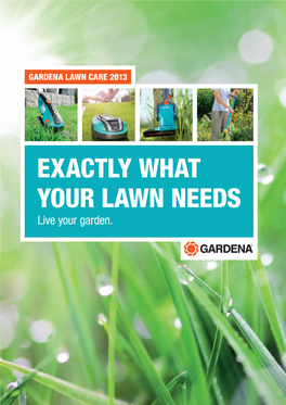 Gardena Lawn Care Catalogue 2013