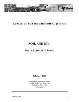 Soil and Oil