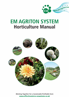 Horticulture Application Manual 2010H