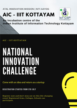 National Innovation Challenge