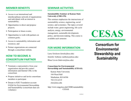 Consortium for Environmental Stewardship and Sustainability