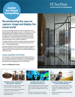 Revolutionizing the Way We Capture, Image and Display the Visual World