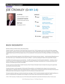 Joe Crowley (D-Ny-14)