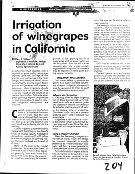Irrigation of Wi in Rapes
