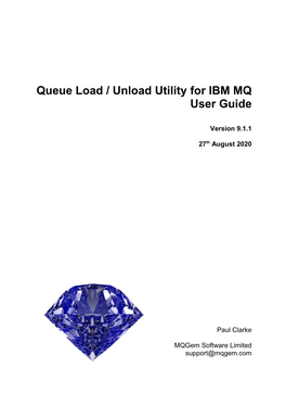 QLOAD Queue Load / Unload Utility for IBM MQ