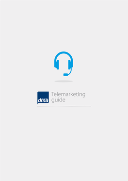 Telemarketing Guide Contents