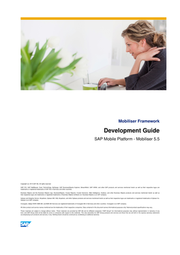 Development Guide SAP Mobile Platform - Mobiliser 5.5