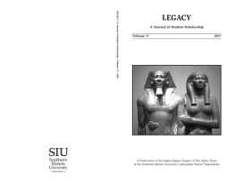 Legacy, Vol. 17, 2017