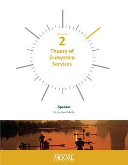 Theory of Ecosystem Services