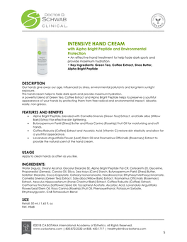 Intensive Hand Cream