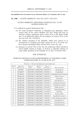 Active Mobility Act 2017 (Act 3 of 2017)