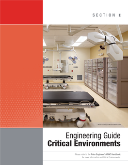 Critical Environments Engineering Guide