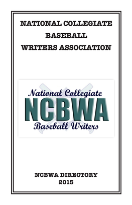 2013 NCBWA Directory