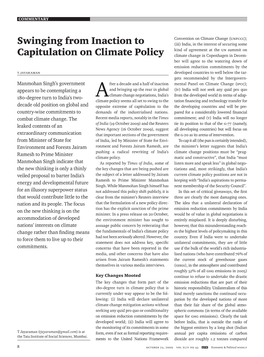 Swinging from Inaction to Capitulation on Climate Policy