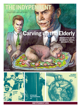 Carving up the Elderly OBAMA’S PLAN to DECIMATE SOCIAL SECURITY, P10