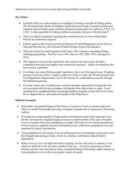 Key Points: • Currently There Is No State Statutory Or Regulatory