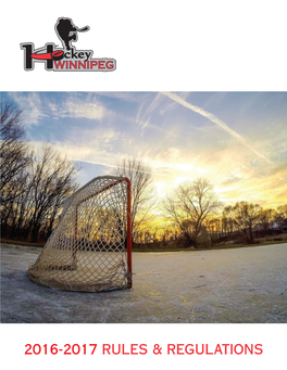 Hockey Winnipeg Rule Book