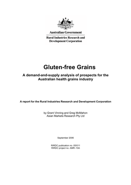 Gluten Free Grains