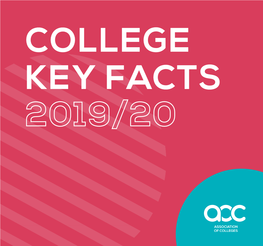 Aoc College Key Facts 2019-20.Pdf