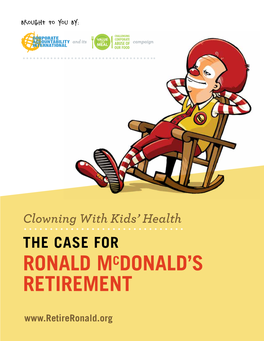 Clowning with Kids' Health – the Case for Ronald Mcdonald's