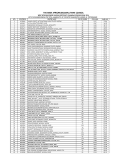 The West African Examinations Council