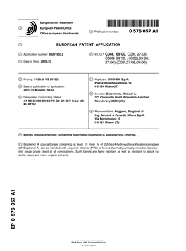 Blends of Polycarbonate Containing Fluorinated-Bisphenol-A and Polyvinyl Chloride