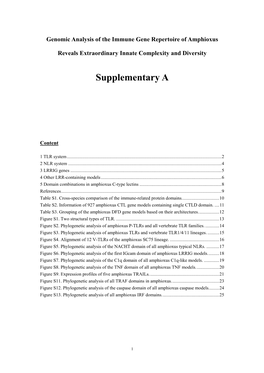 Supplementary A