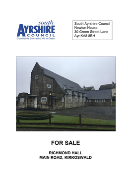 For Sale Richmond Hall Main Road, Kirkoswald