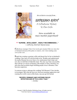 Espresso Shot Excerpt 1