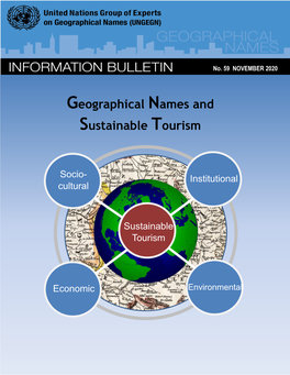 Geographical Names and Sustainable Tourism