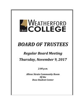 Board of Trustees