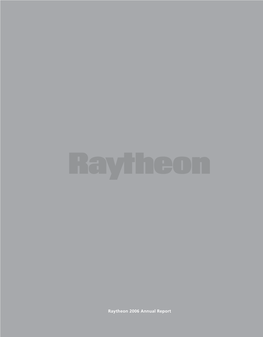 Raytheon 2006 Annual Report Board of Directors