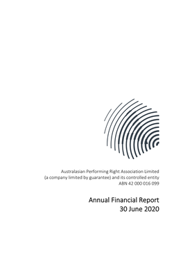 Annual Financial Report 30 June 2020