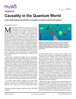 Causality in the Quantum World