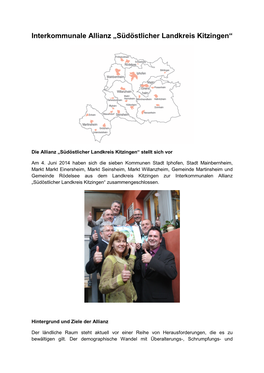 Interkommunale Allianz „Südöstlicher Landkreis Kitzingen“