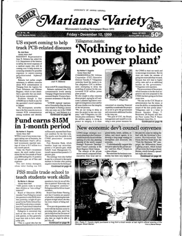 'Nothing to Hide on Pow-Er Plant'