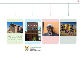 Department of Human Settlements Annual Report 2017/2018